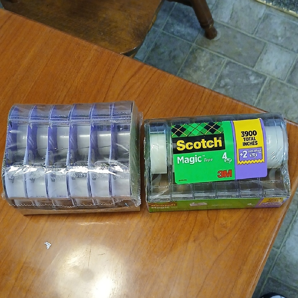 Scotch Magic Tape 12-Pack And 6 Pack.